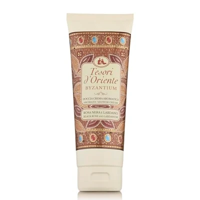 Abbildung von Tesori d&#039;Oriente Duschcreme Gel für Damen, feuchtigkeitsspendendes Duschgel Frauen, Reisegröße, Körpergel mit Hautpflege Essentials, 250 ml, ml