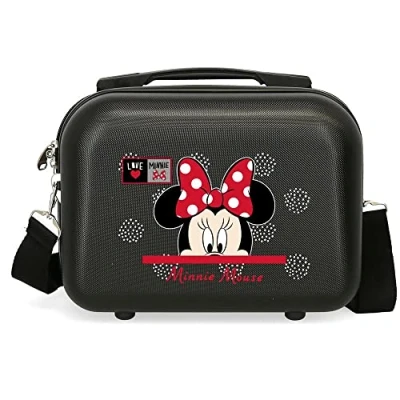 Abbildung von Disney 2163921 My Pretty Bow Kulturbeutel, anpassbar, Grau, 29 x 21 15 cm, starr, ABS 9,14 l, 0,84 kg