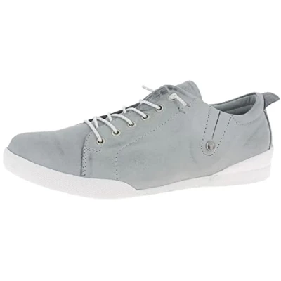 Abbildung von Andrea Conti Damen Slipper Halbschuh bequem sportlich Stretcheinsatz 0345724, Größe:39 EU, Farbe:Grau