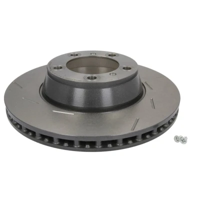 Abbildung von BREMBO 09.C878.21 Bremsscheibe 330 28 5 innenbelüftet, geschlitzt beschichtet hochgekohlt mit Schrauben PORSCHE: Panamera