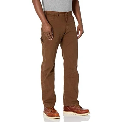 Abbildung von Dickies Men&#039;s Relaxed Straight Fit Lightweight Duck Carpenter Jean, Black Olive, 38W x 32L