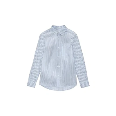 Abbildung von TOM Tailor Gestreiftes Hemd für Kinder, Größe: 164, Middle blue stripe