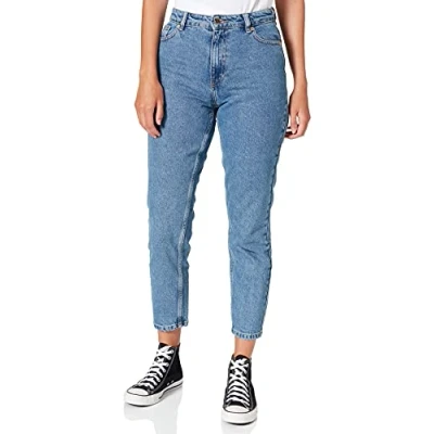 Abbildung von ONLY Onljagger LIFE HIGH MOM Ankle Jeans Straight Leg, Damen, Größe: 29x34, Medium blue denim