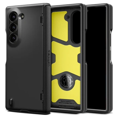 Abbildung von Spigen Slim Armor TPU Back Cover Schwarz Samsung Galaxy Z Fold 6