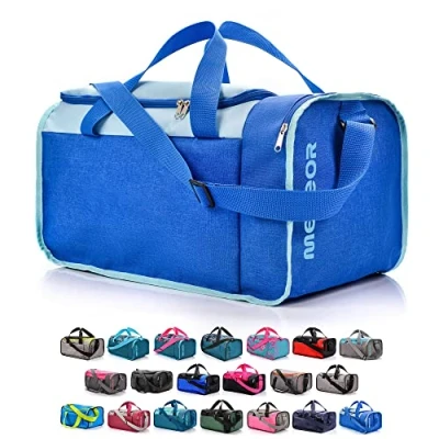Abbildung von meteor 20 40 L Sporttasche Kinder Badetasche Gym Tasche Herren schwimmtasche Schultertaschen Reisetasche Jungen Urlaubstasche klein Sport Taschen Schule Kindertaschen (40 L, Blau)