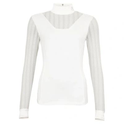 Abbildung von Anky Turniershirt Mesh Lange Ärmel Weiß XS