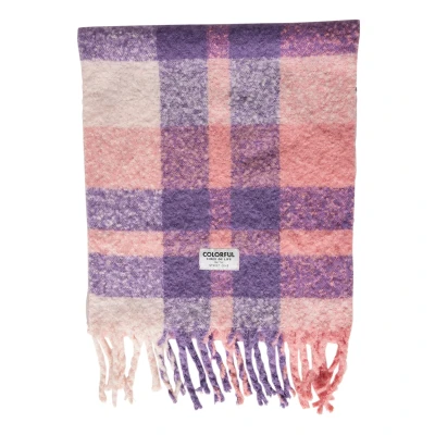 Abbildung von Street One Karierter Schal, Damen, Größe: Size, Rosa