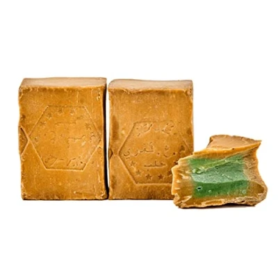 Abbildung von Carenesse Original &quot;Aleppo&quot; Seife 2 x 200 g, 55% Lorbeeröl und 45% Olivenöl, Haarseife Olivenölseife Naturseife in Handarbeit nach altem Traditionsrezept langer Reifezeit