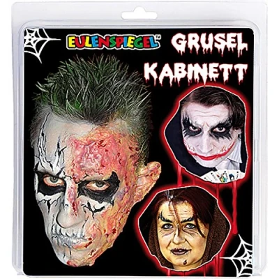 Abbildung von Eulenspiegel 450161 Schmink Set Gruselkabinett, 17 teiliges Set, Karneval, Halloween, Mottoparty