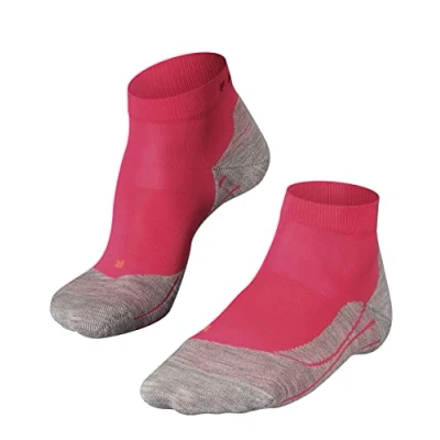 Abbildung von Falke RU4 Short Socks Sportsocken Damen Rot, Hellgrau, Größe 41 42