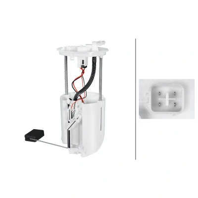 Abbildung von HELLA 8TF 358 305 971 Kraftstoff Fördereinheit mit Tankgeber, Dichtungen elektrisch Benzin