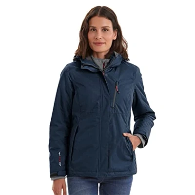 Abbildung von Killtec Damen Nira Funktionsjacke Mit Abzippbarer Kapuze, Dunkelnavy, 48 EU