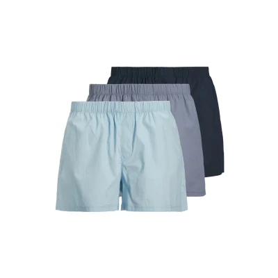 Abbildung von Jack &amp; Jones Jacmilano 3 PACK Boxershorts Troposphere pack:chambray vintage indigo, Herren, Größe: Small, indigo