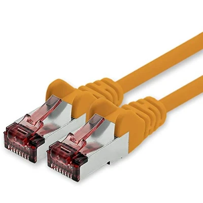 Abbildung von Netzwerkkabel Cat.6 5m orange 1 x Ethernetkabel Lankabel Cat6 Lan Netzwerk Kabel Sftp Pimf Patchkabel 1000 Mbit s