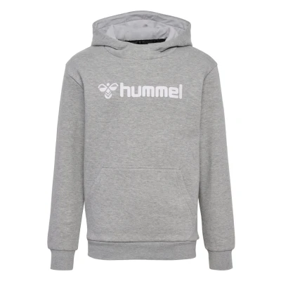 Abbildung von Hummel Hmlmover Kapuzenpullover für Kinder, Größe: 128, Grey melange