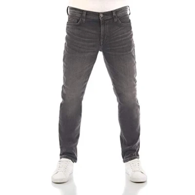 Abbildung von MUSTANG Jeans Herren Stretch Slim Fit Vegas Jeanshose Hose Denim, Größe:32W / 32L, Farbvariante:Denim Black (4000 783)