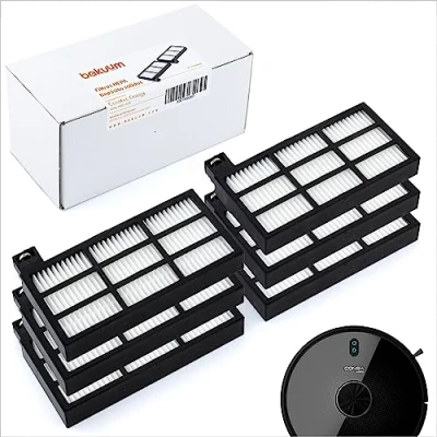 Abbildung von BAKUUM Cecotec Conga Series 4090, 4490, 4690 Ultra HEPA Filter für Staubsaugerroboter, Zubehör und Ersatzteile, 6 Stück
