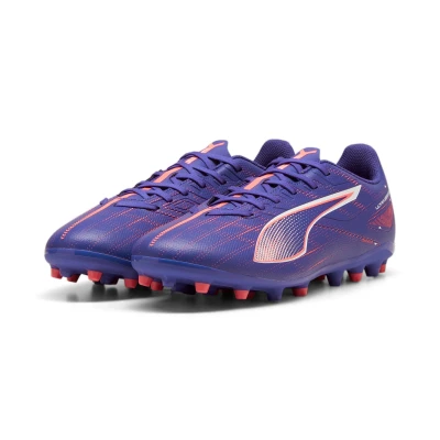 Abbildung von Puma Ultra 5 PLAY MG Fußballschuh Nocken, Herren, Größe: 47, Lapis lazuli/white/sunset glow Schuhe
