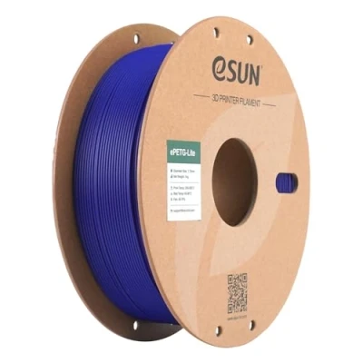Abbildung von eSUN PETG Filament 1.75mm, hohe Zähigkeit Filament, 1KG Spule (2.2 LBS) 3D Druck für Drucker, Einfarbig blau