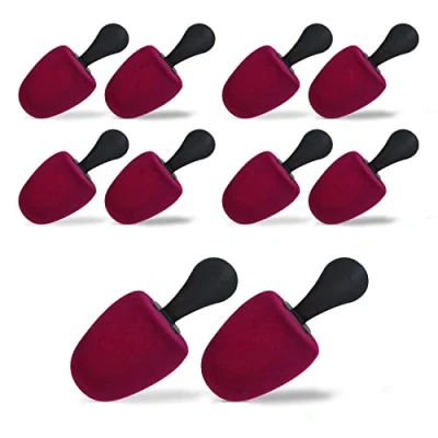 Abbildung von DELFA Samty Schuhspanner für Ballerinas und Sandalen Schaumstoff Schuhformer Schuhstrecker Set zu 5 Paar Damen Größe 35 38