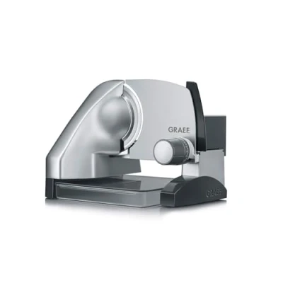 Abbildung von GRAEF Allesschneider S50000 inkl. Aufbewahrungsbox &amp; MiniSlice Aufsatz, silber
