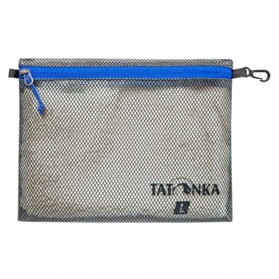 Abbildung von Tatonka Reißverschlusstasche Zip Pouch Flache Aufbewahrungs und Dokumententasche in verschiedenen Größen als Set durchsichtig, wasserfest robust , black, L (25 x 20 cm)