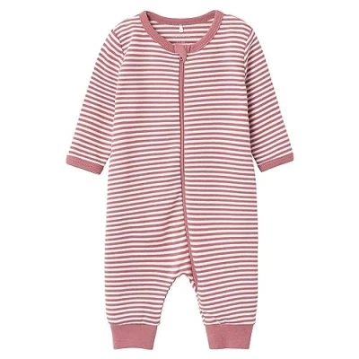Abbildung von Name it Nbnnightsuit ZIP CORE Unisex Pyjama für Kinder, Größe: 104, Mesa rose