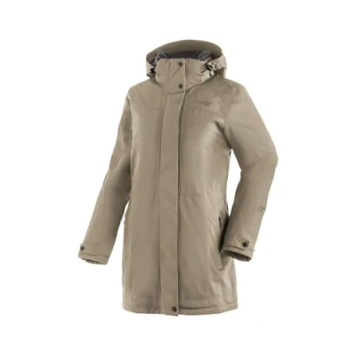 Abbildung von Maier Sports Lisa 2.1, Damen Outdoorjacke, Wasserdichter Outdoor Mantel mit vielen Features, mTEX Wetterschutz und mTHERM für hohen Wärmerückhalt, PFC frei, Braun, 38