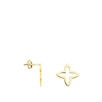 Abbildung von SOFIA MILANI Damen Ohrringe 925 Silber vergoldet/golden Blumen Ohrstecker E1260
