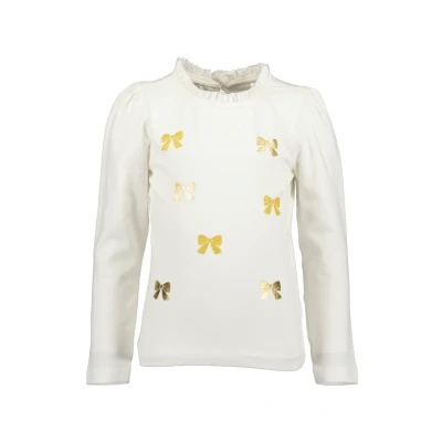 Abbildung von Blue Seven Langarm Langarmshirt für Kinder, Größe: 128, Offwhite
