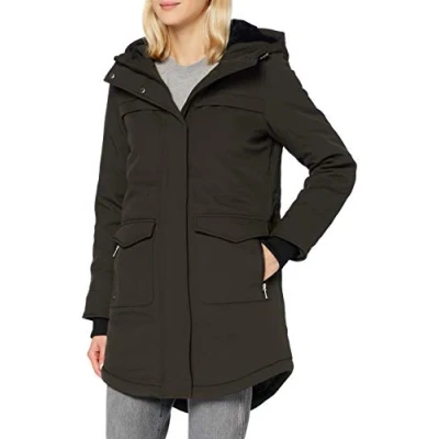 Abbildung von ONLY Onlmaastricht OTW NOOS Wintermantel, Damen, Größe: Medium, Peat