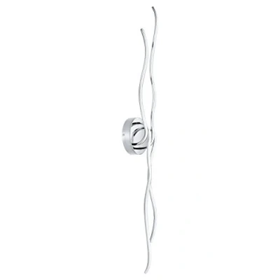 Abbildung von Eglo 31996 Wandleuchte Deckenleuchte RONCADE in chrom und weiß 37W L:108,5 H:12,5cm