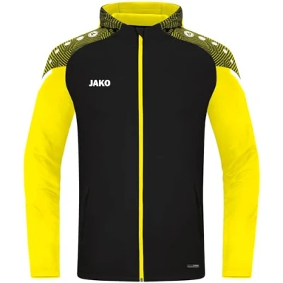 Abbildung von JAKO Performance Unisex Fleecejacke für Kinder, Größe: 152, Shwarz/soft yellow