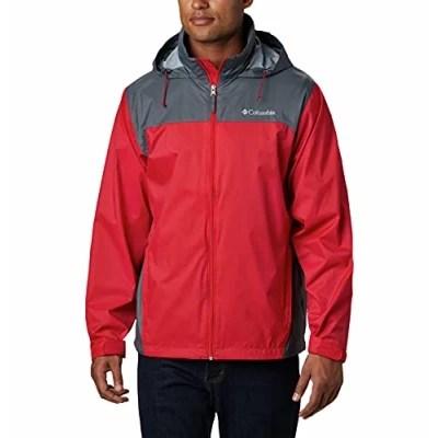 Abbildung von Columbia Herren Glennaker Lake Regenjacke Shell Jacke, Mountain Red, Graphit, X Large