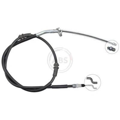 Abbildung von A.B.S. K13871 Handbremsseil 1594 Trommelbremse für Links /Rechtslenker VOLKSWAGEN: Amarok Pickup
