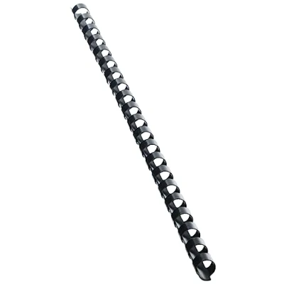 Abbildung von Peach Plastikbinderücken A4 8mm 45 Blatt 100 Stück schwarz PB408 02
