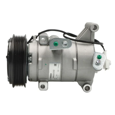 Abbildung von BOSCH 1 986 AD1 332 Kompressor 12V PAG 46 R134a mit Montageanleitung, Dichtring MAZDA: 2 Schrägheck (DE, DH) 1.3, 1.5, 1.5 MZR, 1.3 MZR