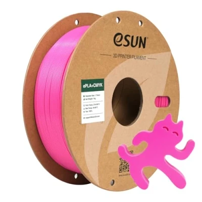 Abbildung von eSUN PLA+ Filament 1.75mm, Lithophan 3D Drucker PLA Plus, Maßgenauigkeit +/ 0.03mm, 1KG Spule (2.2 LBS) CMYK für FDM Drucker, Pfirsich
