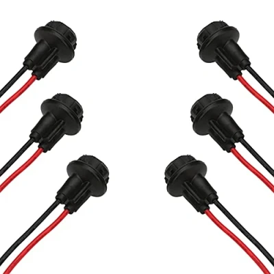 Abbildung von SENZEAL 6 stücke T10 194 Glühbirnen Sockel Halter W5W Auto SMD Licht 921 Buchse Adapter