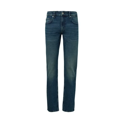 Abbildung von QS RICK MID RISE Jeans Straight Leg, Herren, Größe: 29x32, Blau