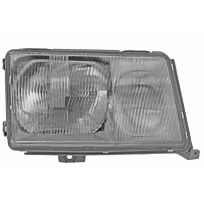 Abbildung von TYC 20 3090 05 2 Scheinwerfer rechts H4, H3 mit Nebelscheinwerfer Lampenträger MERCEDES BENZ: W124 Saloon, E Class Convertible, Coupe