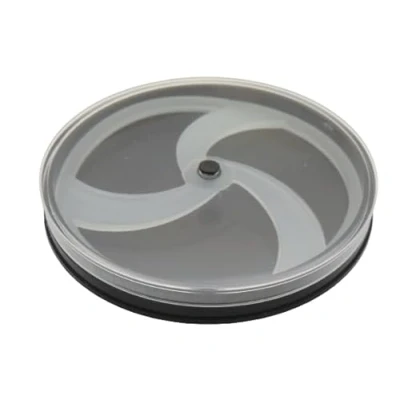 Abbildung von KD89 Schale aus Kunststoff für die Verpackung des Zifferblatts von Uhren Ø 60 mm hergestellt in der Schweiz, Schwarz