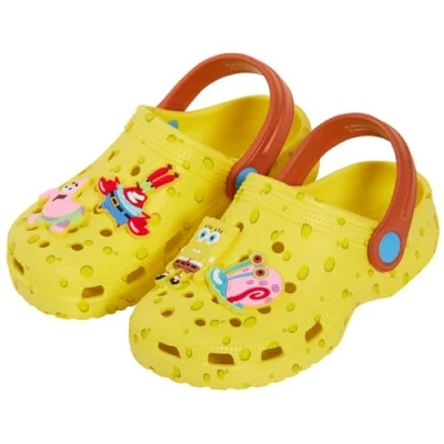 Abbildung von Spongebob Schwammkopf Clogs Gelb 33.