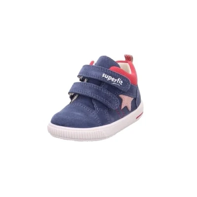 Abbildung von Superfit Jungen Mädchen Moppy Lauflernschuhe, BLAU/ROT 8030, 19 EU