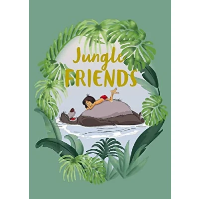 Abbildung von Komar Disney Wandbild Jungle Book Friends Kinderzimmer, Babyzimmer, Dekoration, Kunstdruck ohne Rahmen WB091 30x40 Größe: 30 x 40 cm (Breite Höhe)