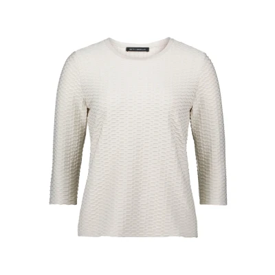 Abbildung von Betty Barclay Basic MIT Rundhalsausschnitt Langarmshirt, Damen, Größe: 44, Beige