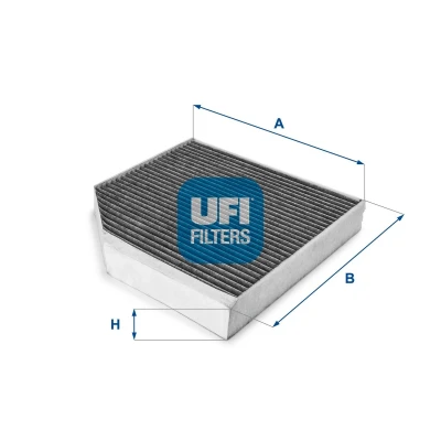 Abbildung von UFI FILTERS Filters,53.206.00,Innenraumfilter