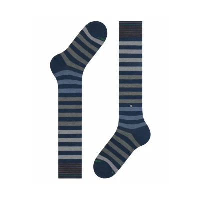 Abbildung von Burlington POOL Kniestrümpfe, Herren, Größe: 40/46, Dark blue mel