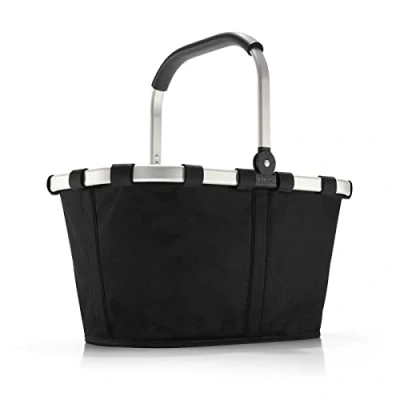 Abbildung von reisenthel carrybag in Schwarz Stabiler Einkaufskorb mit viel Stauraum und praktischer Innentasche Elegantes wasserabweisendes Design