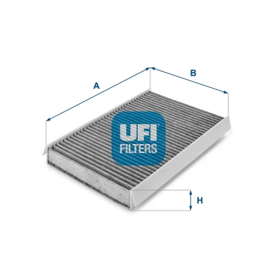 Abbildung von UFI Filters 54.111.00 Innenraum Aktivkohleluftfilter für Autos